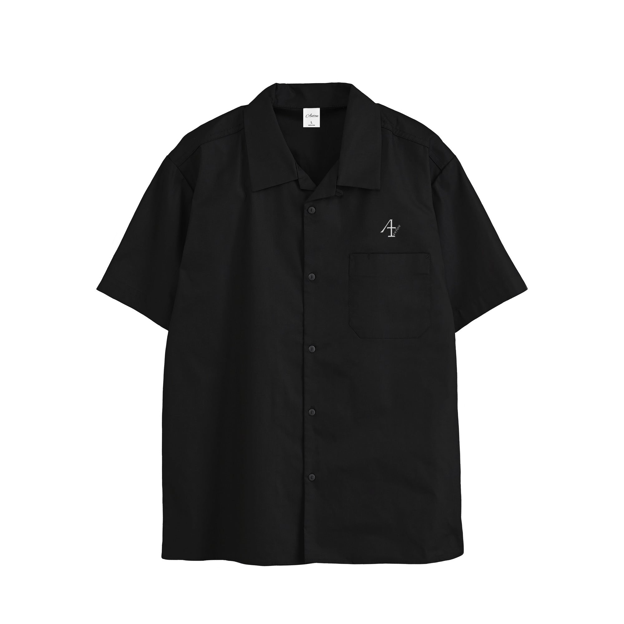 LOGO open collar shirt – ANTON BRAND SHOP