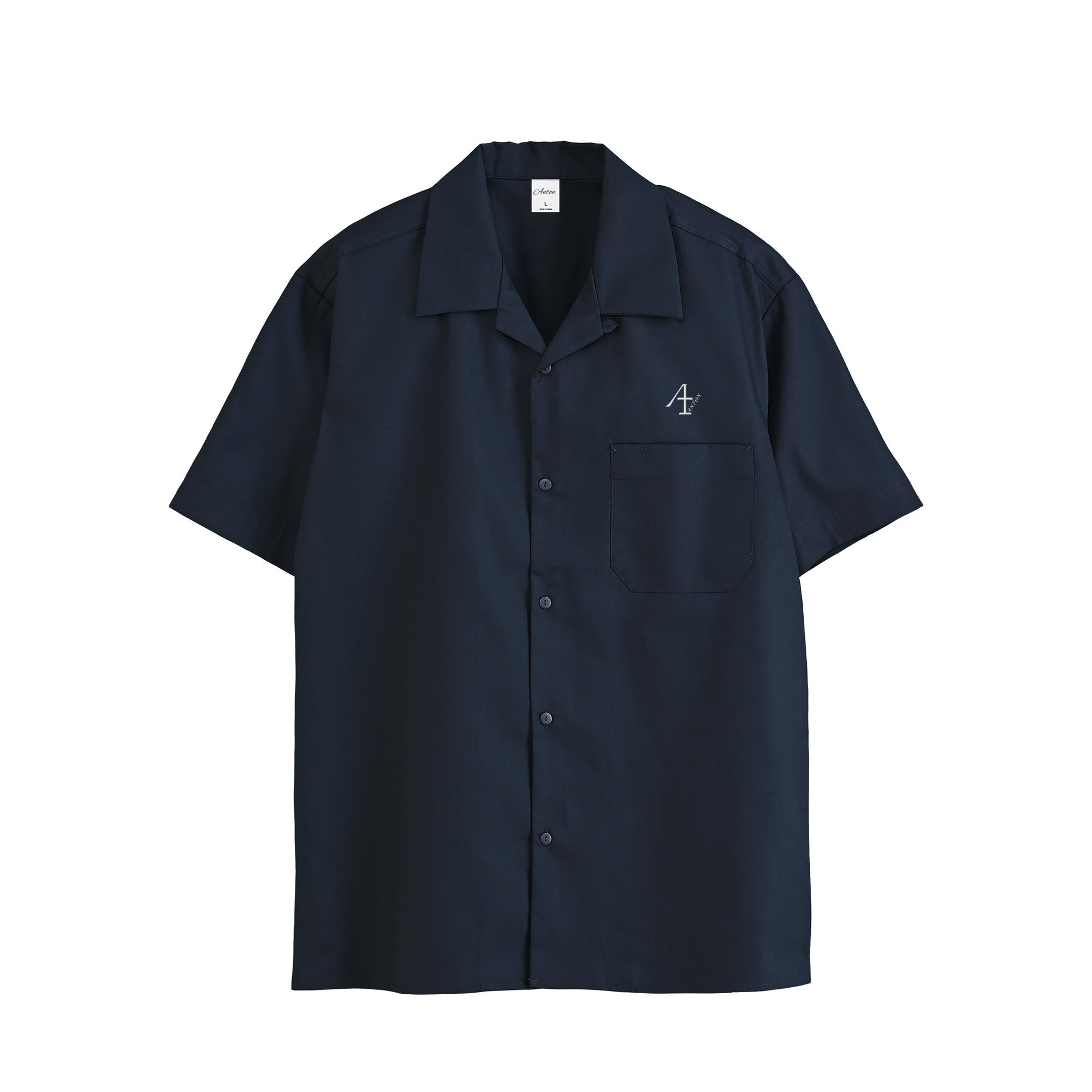 LOGO open collar shirt – ANTON BRAND SHOP